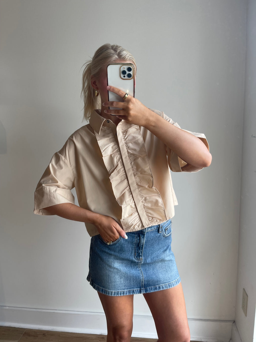 Margo Ruffle Top