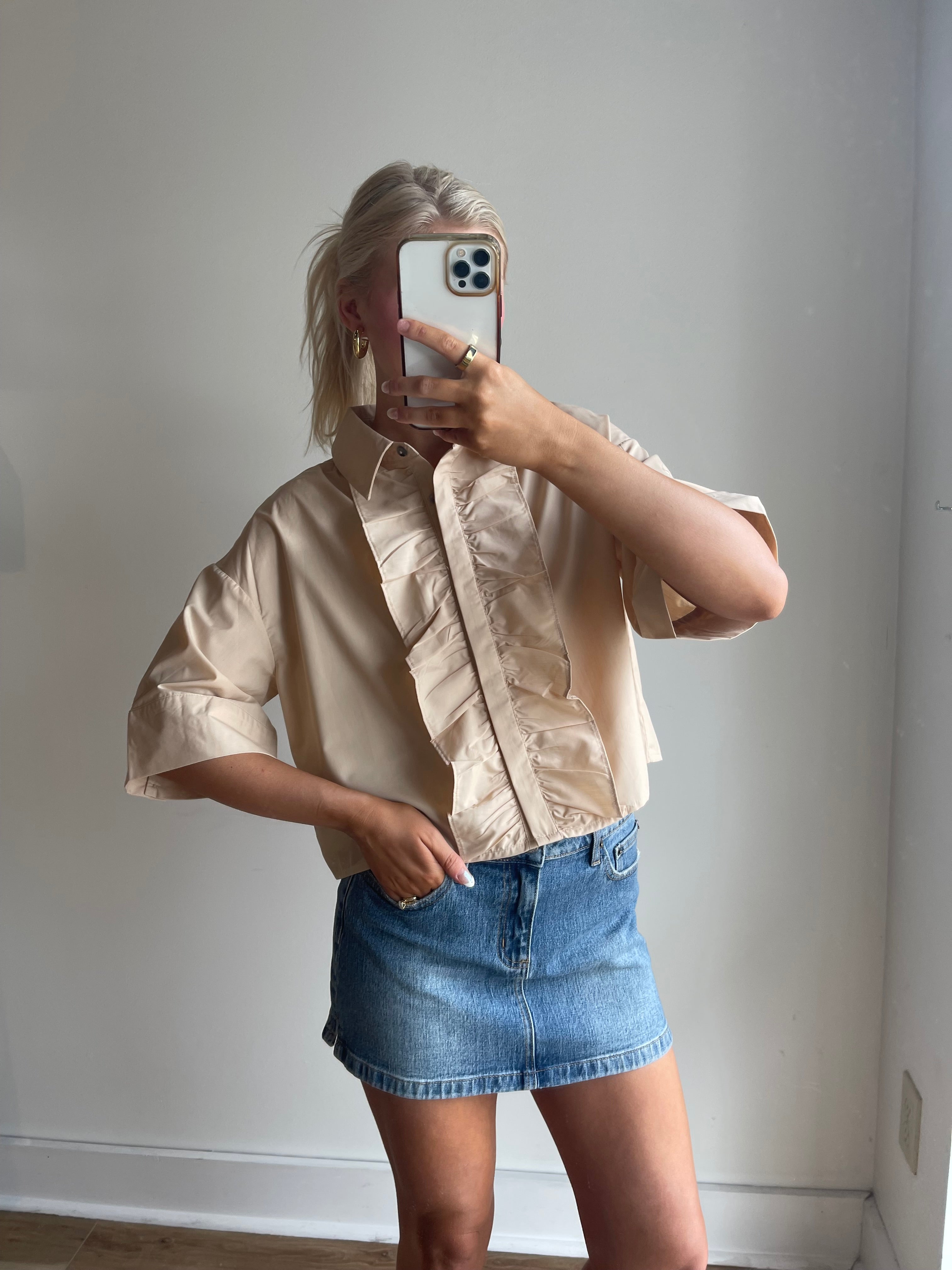 Margo Ruffle Top
