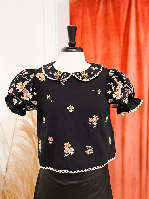 Ashton Embroidered  Blouse