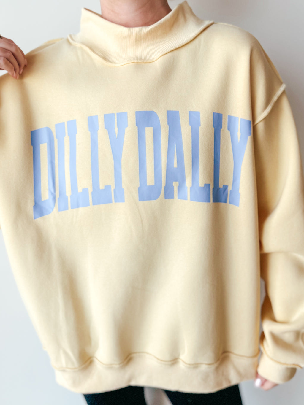 Dilly Dally Reversible Mock Neck