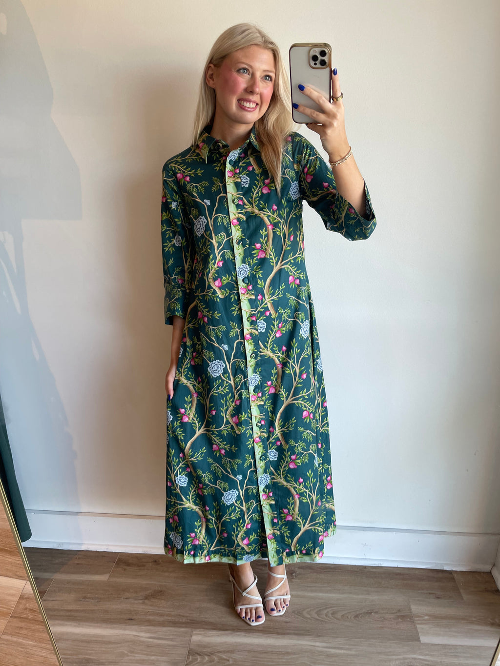 Botanical Midi Dress