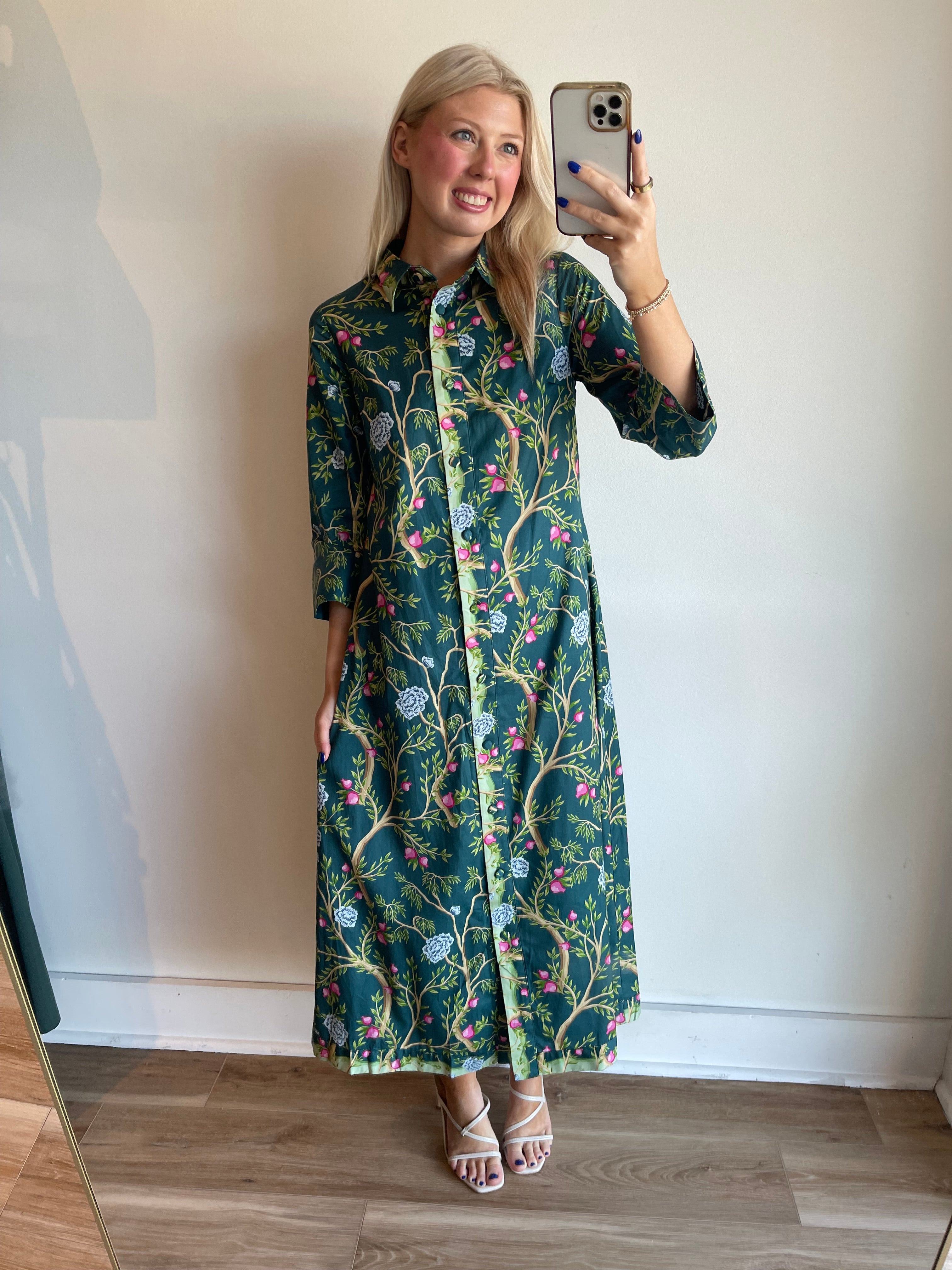 Botanical Midi Dress