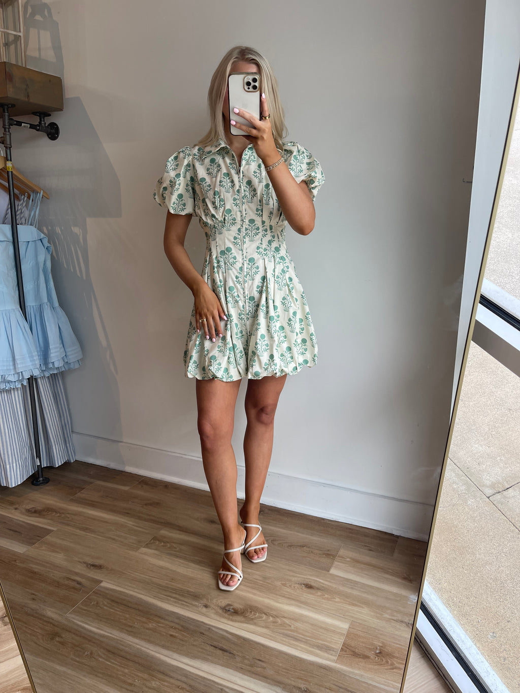 Tara Bubble Hem Mini Dress