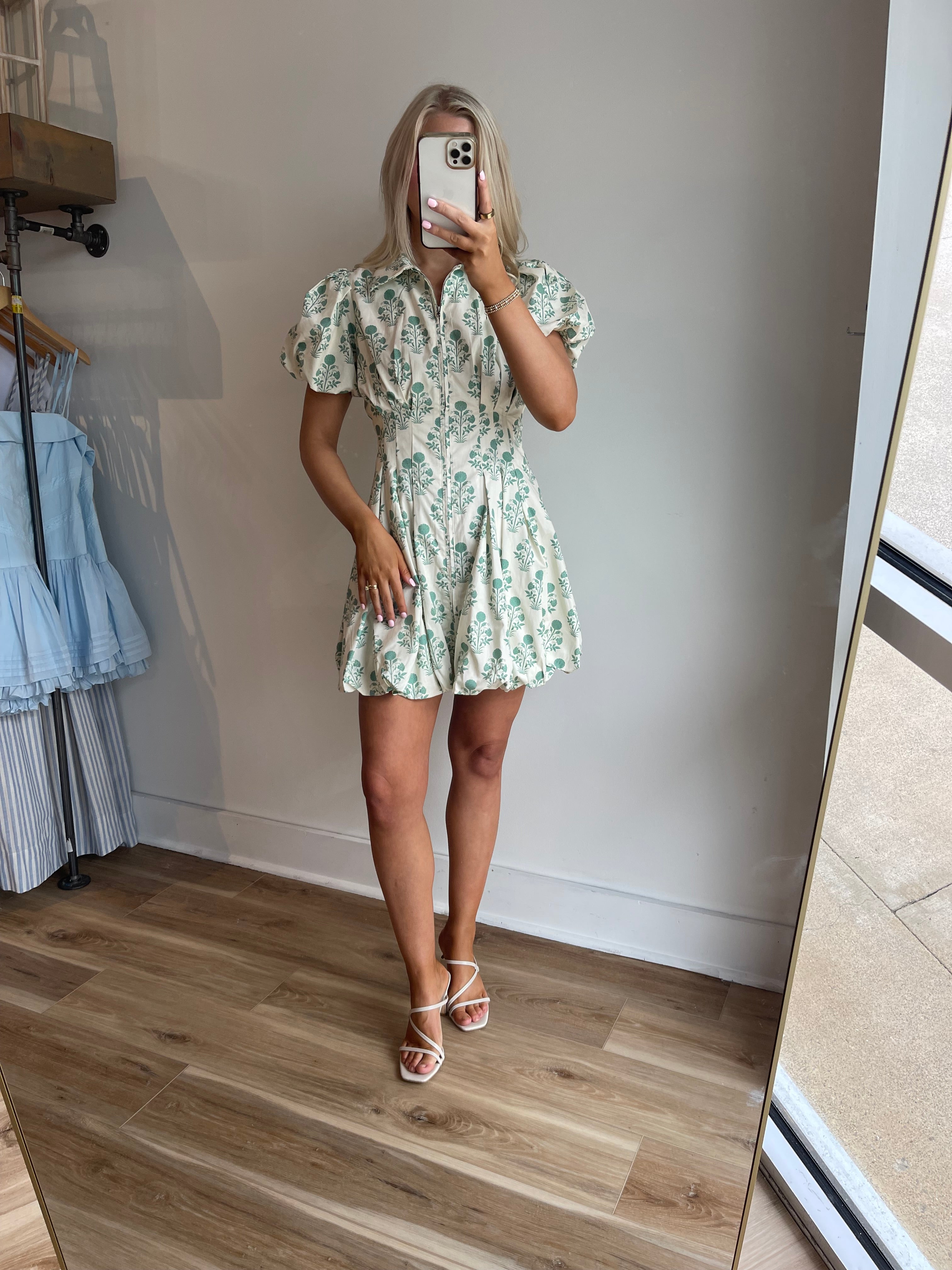 Tara Bubble Hem Mini Dress