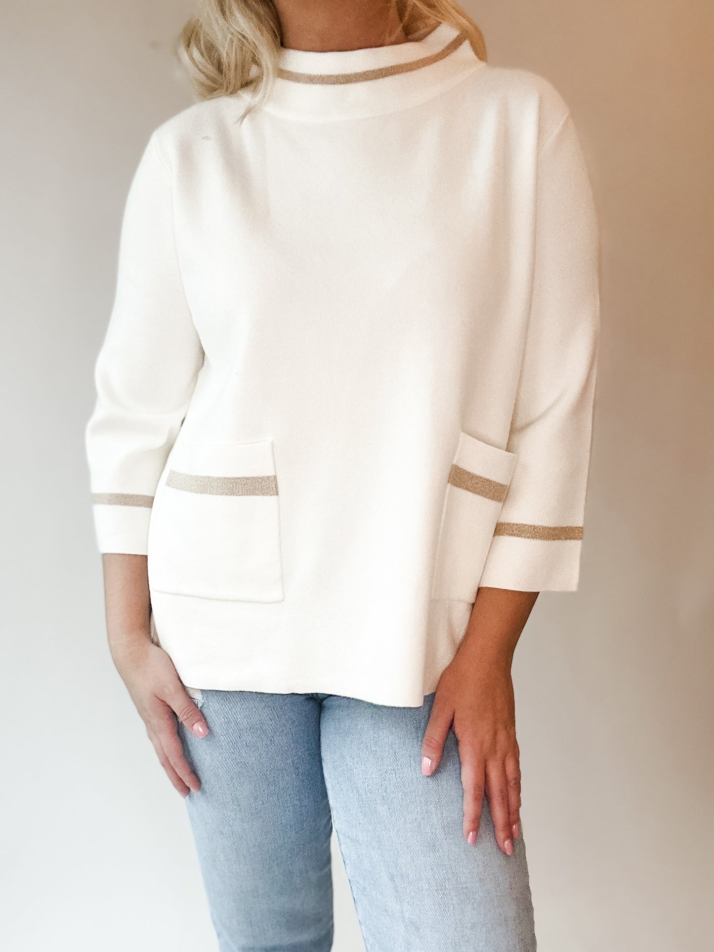 Blair Mock Neck Sweater