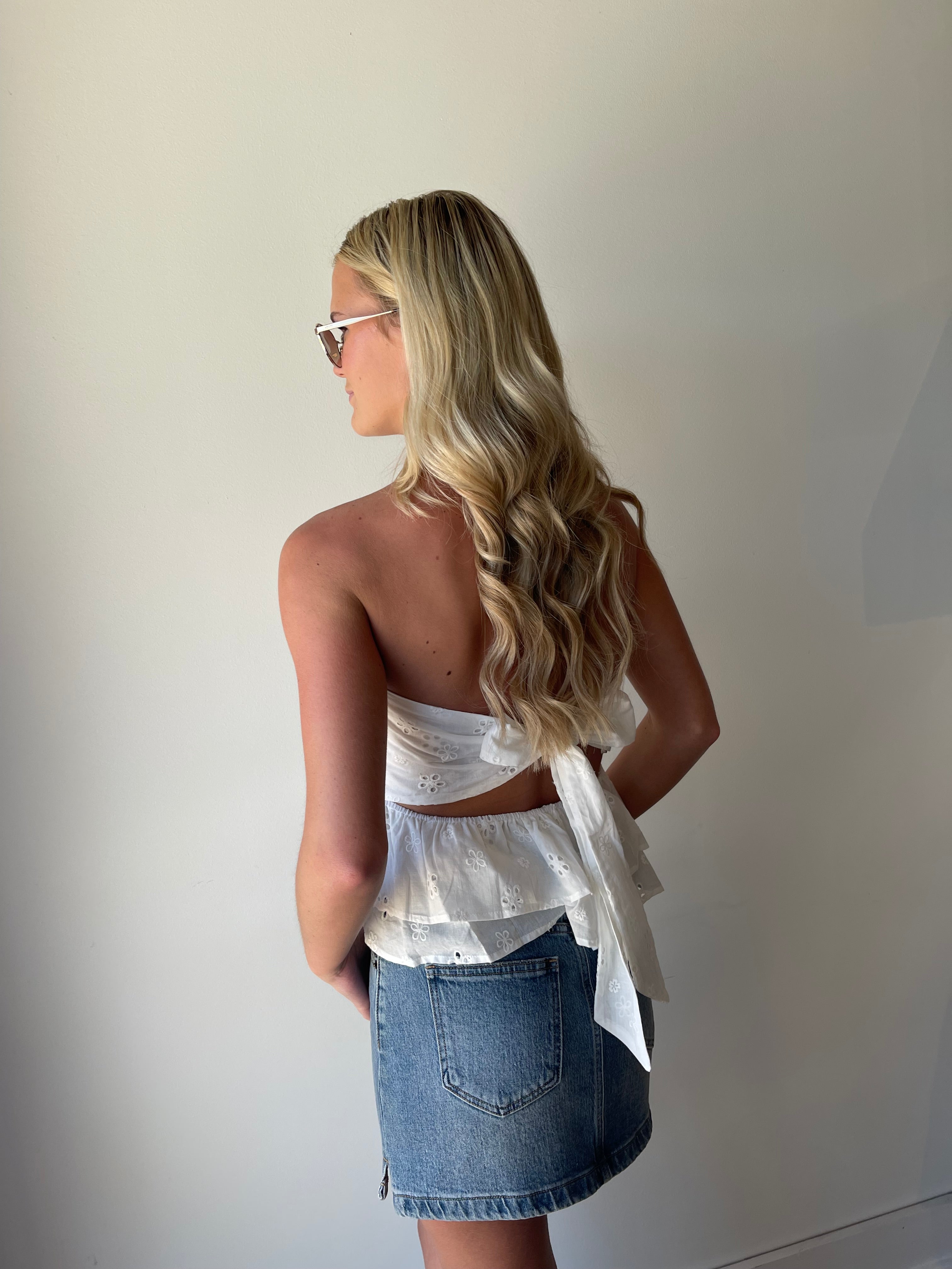 Malibu Eyelet Top