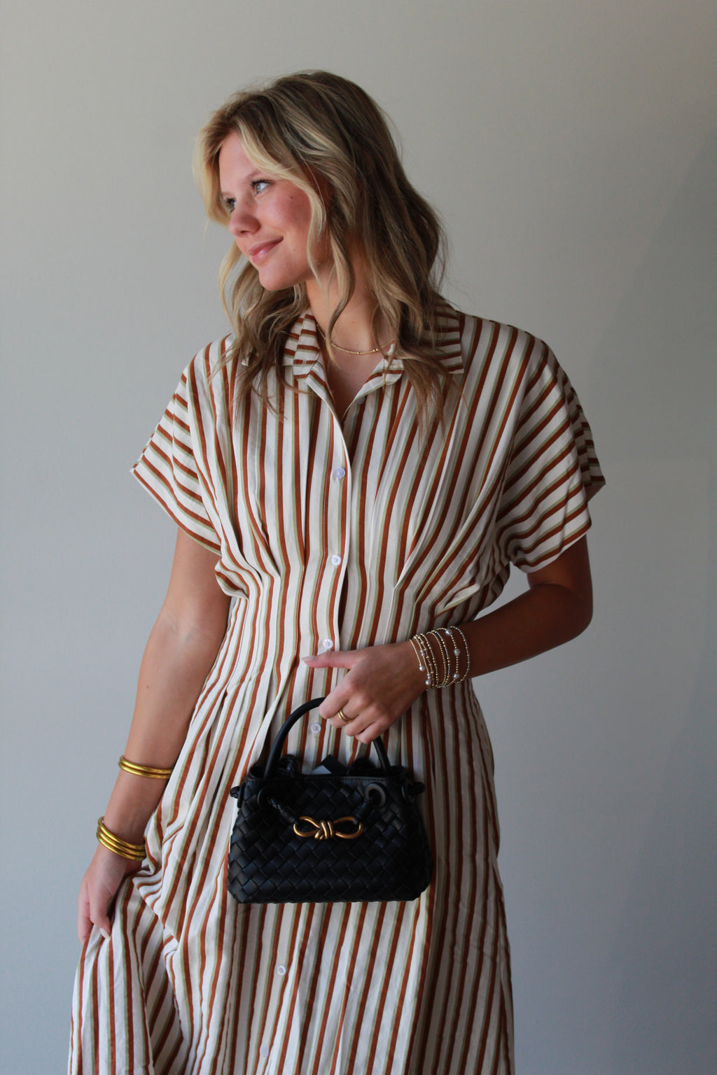 Nancy Striped Maxi Dress