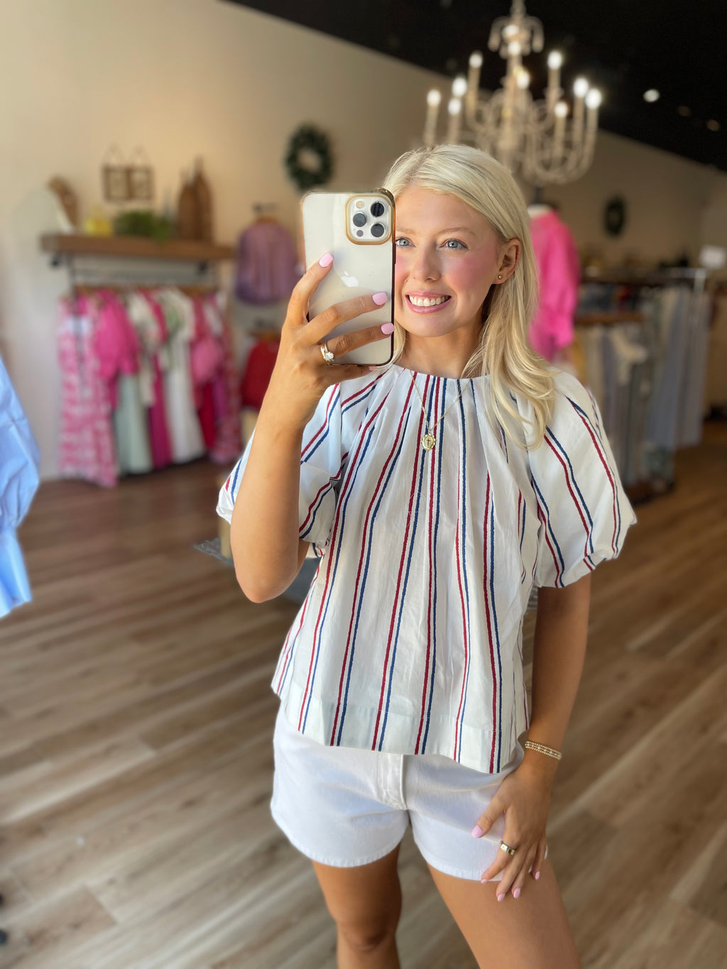 Ruby Striped Top