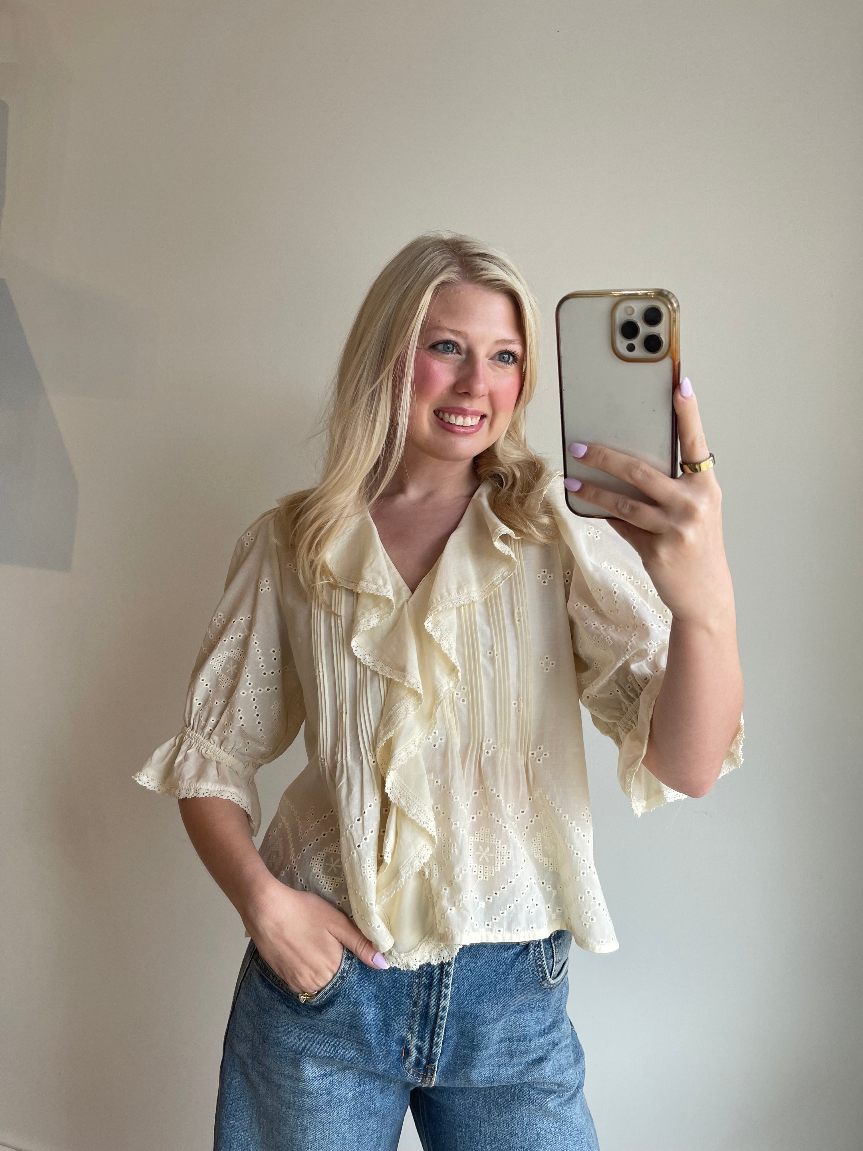 Jules Ruffle Blouse