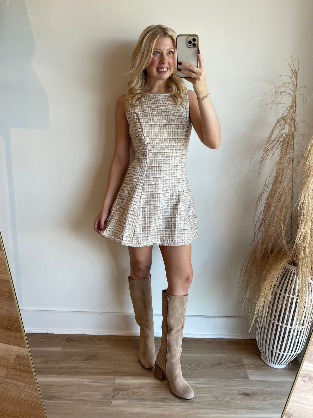 Camila Tweed Mini Dress