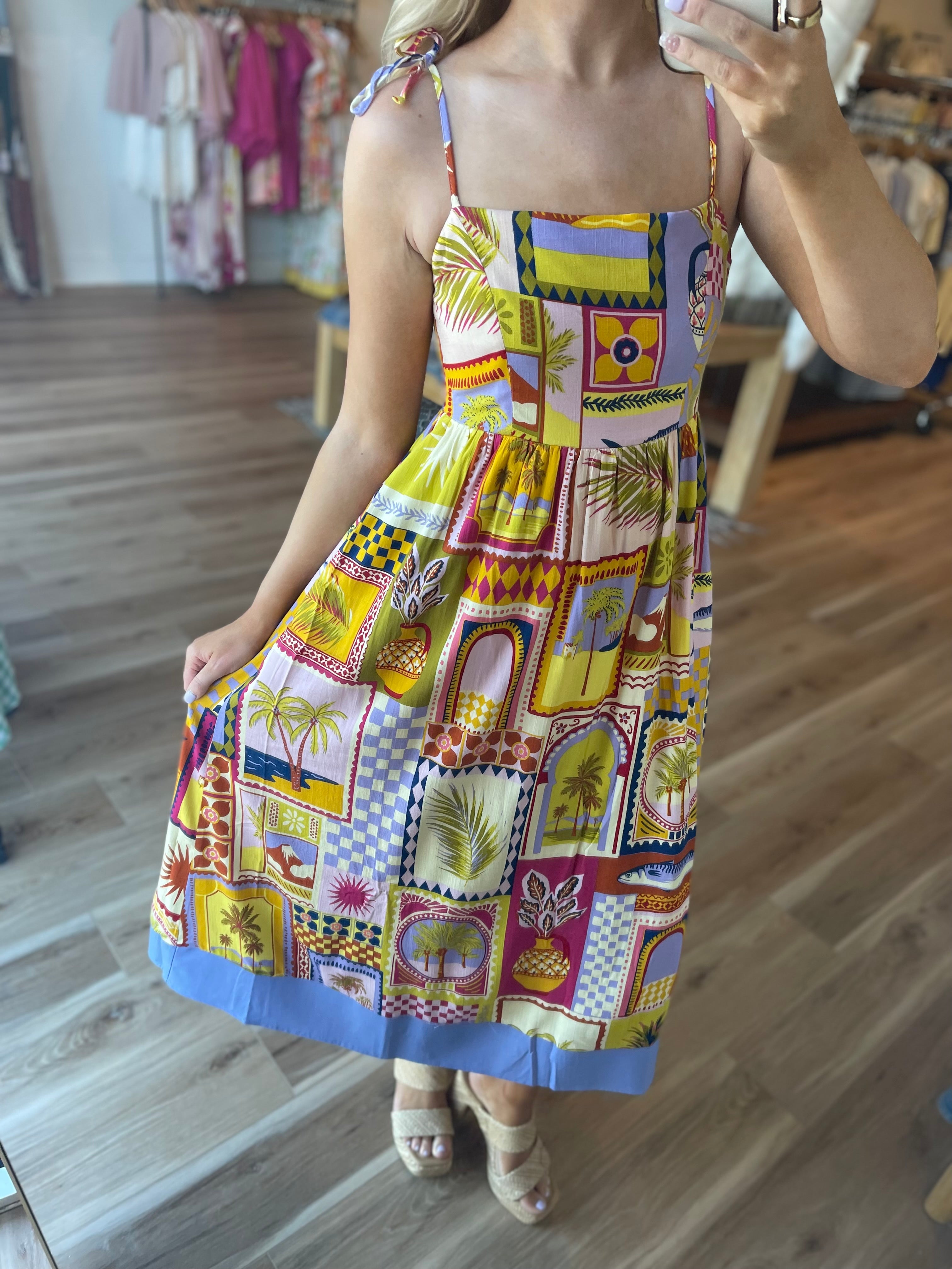 Talmar Postcard Midi Dress