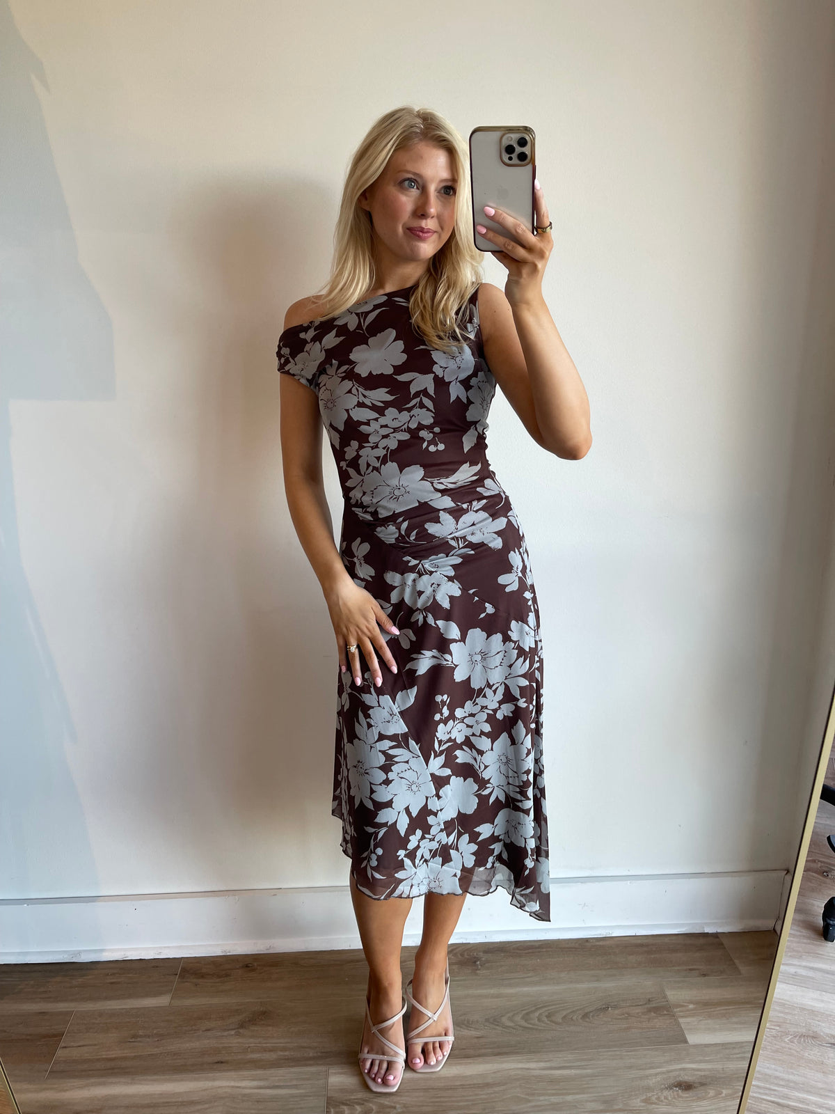 Lena One Shoulder Midi Dress