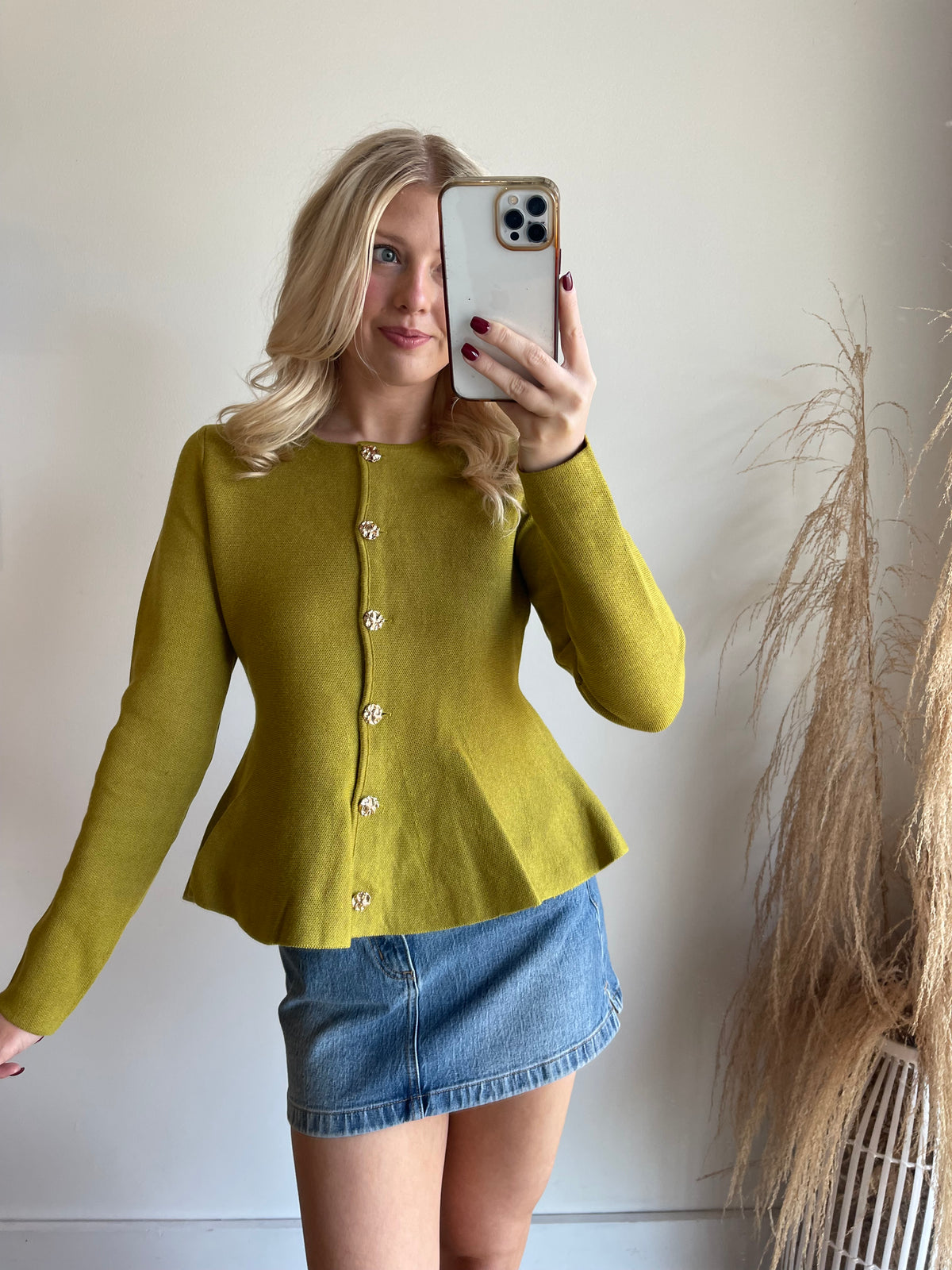 Layla Peplum Cardigan