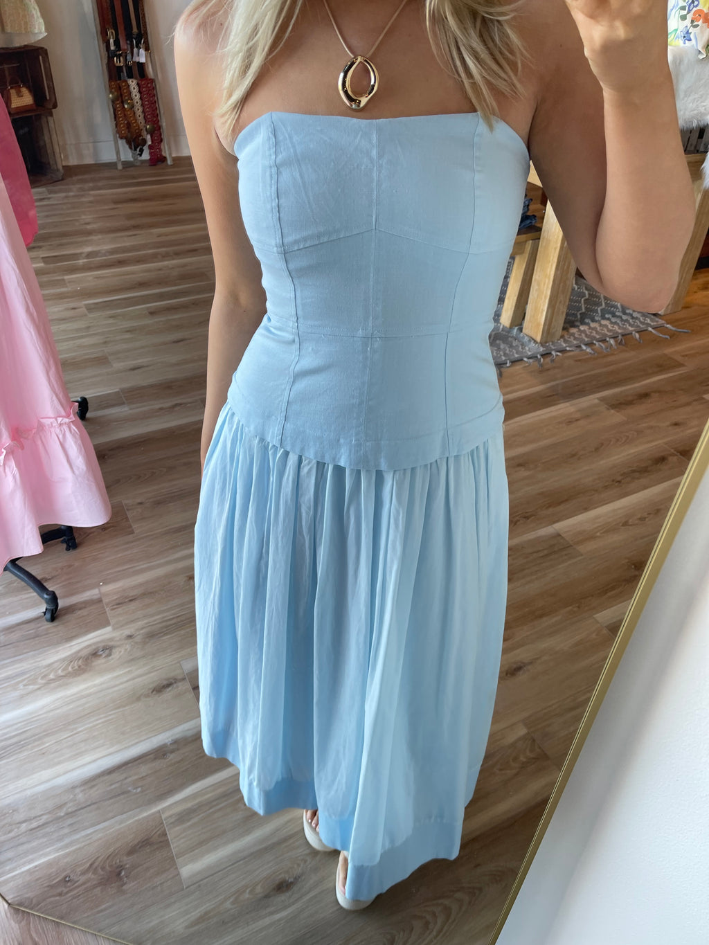 Everleigh Corset Midi Dress