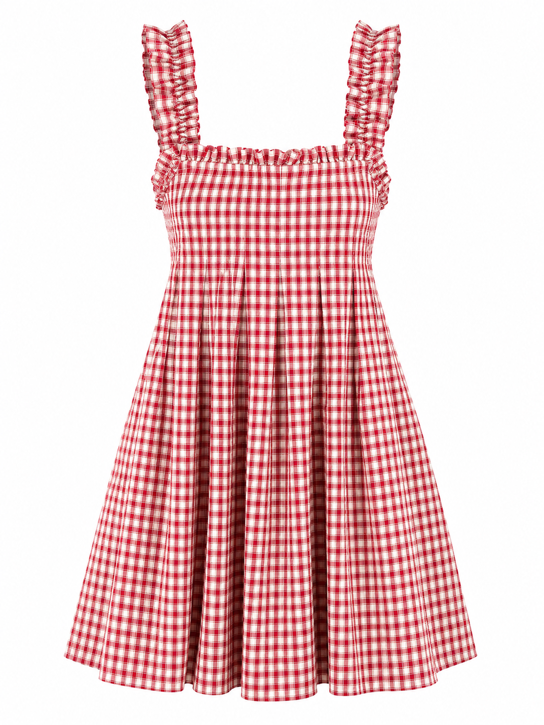 Ruby Gingham Mini Dress