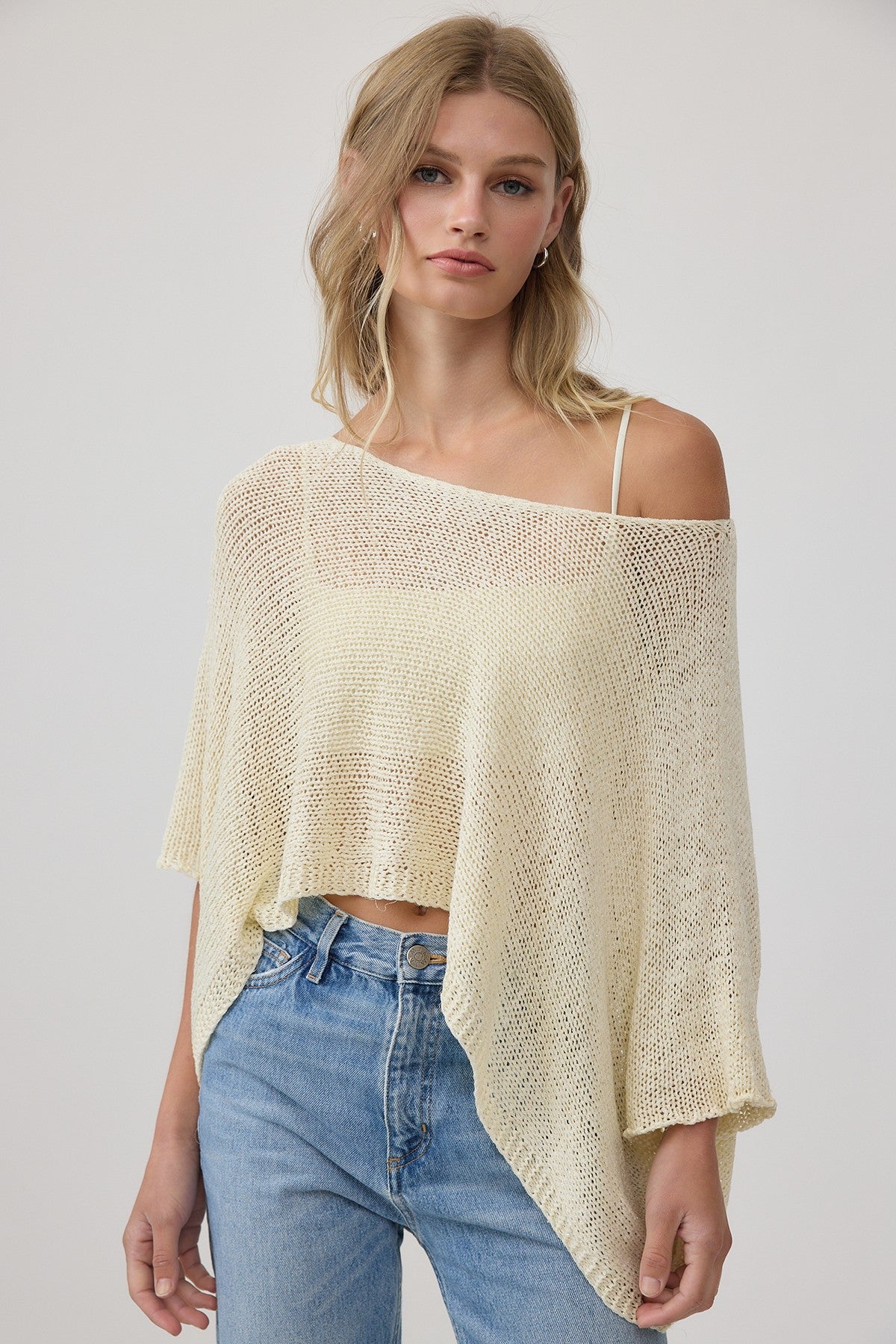 Lurex Poncho