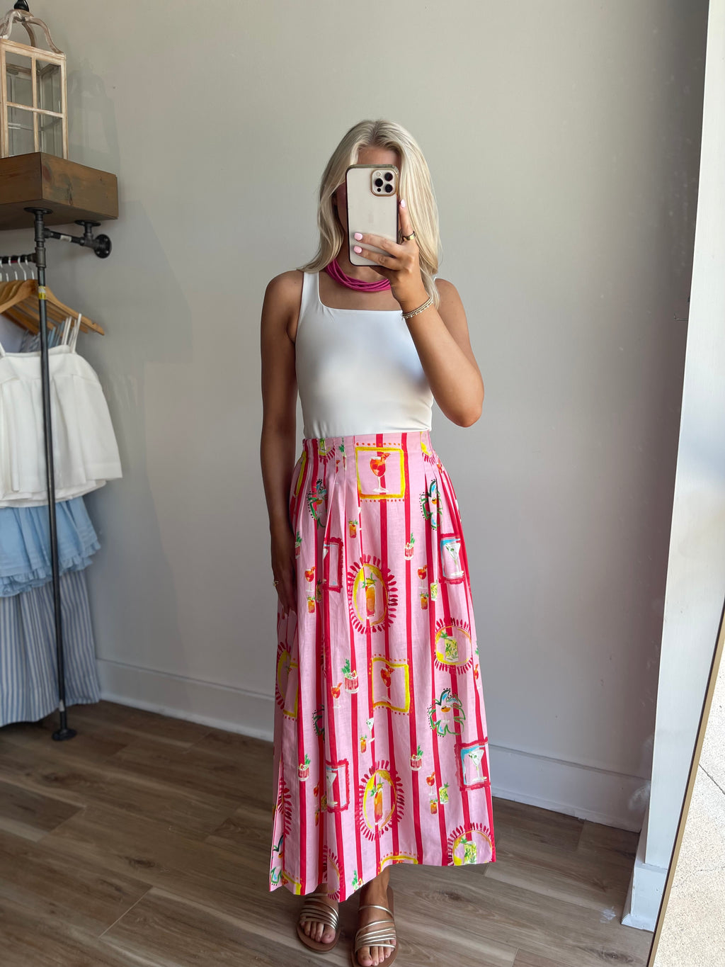 Happy Hour Midi Skirt