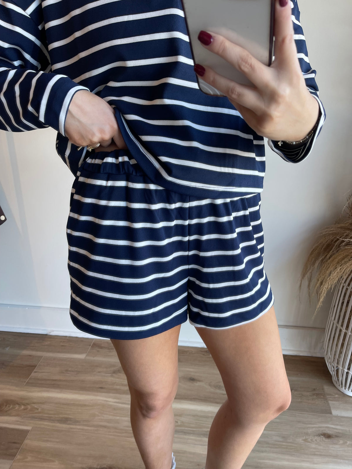 Libby Stripe Short Set
