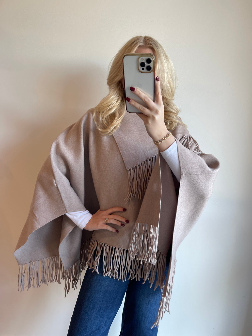 Ava Poncho Sweater