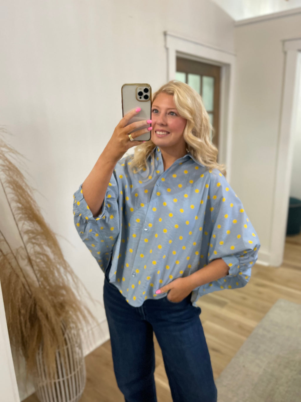 Payton Polka Dot Top