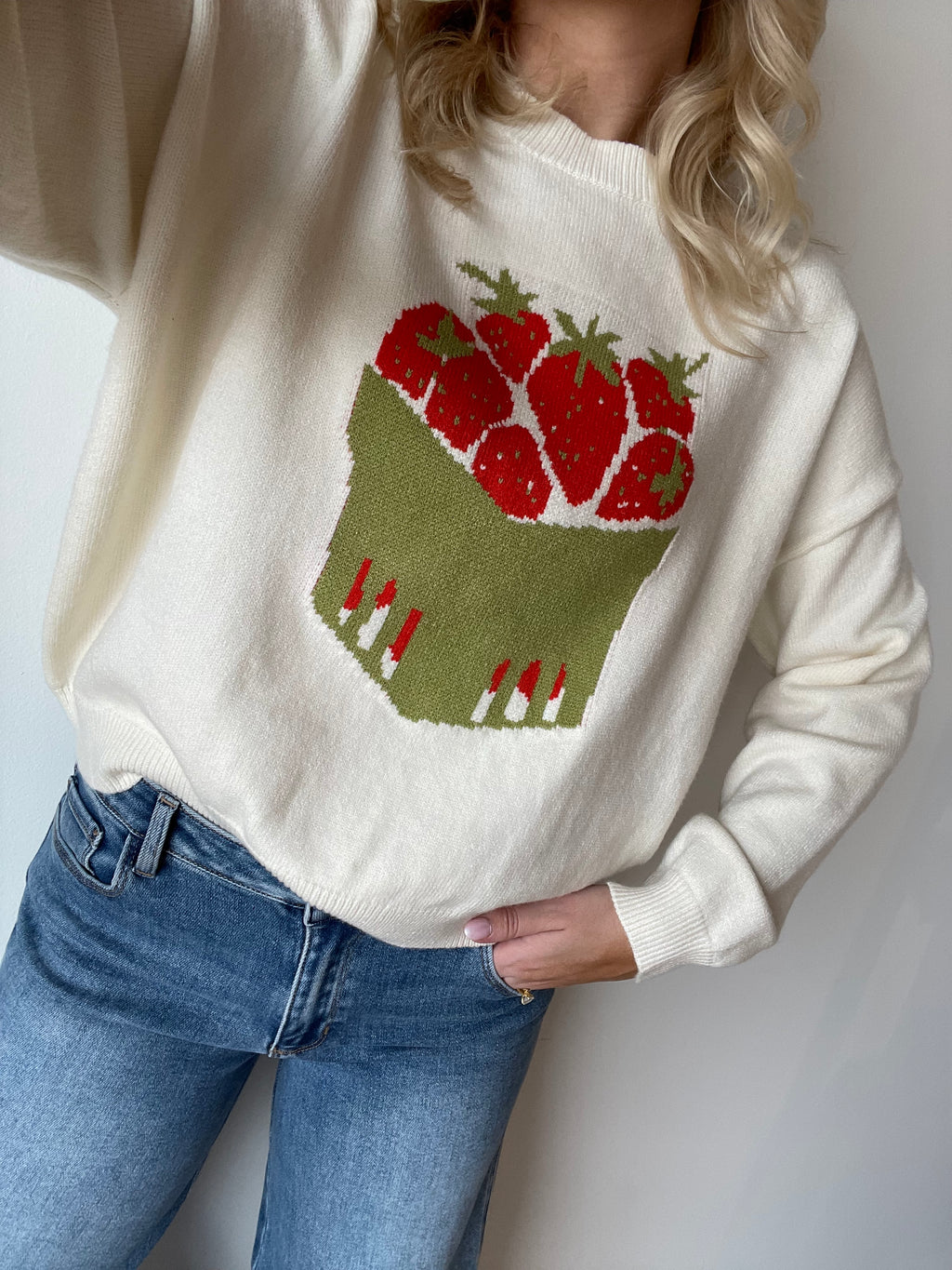 Strawberry Fields Sweater