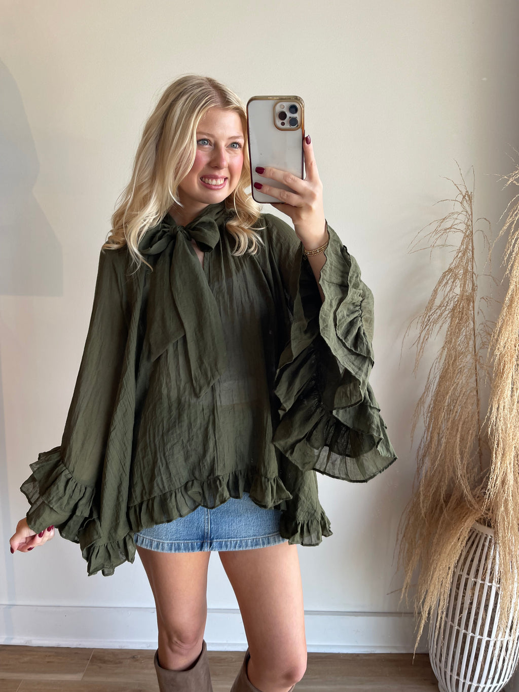Monica Poncho Top
