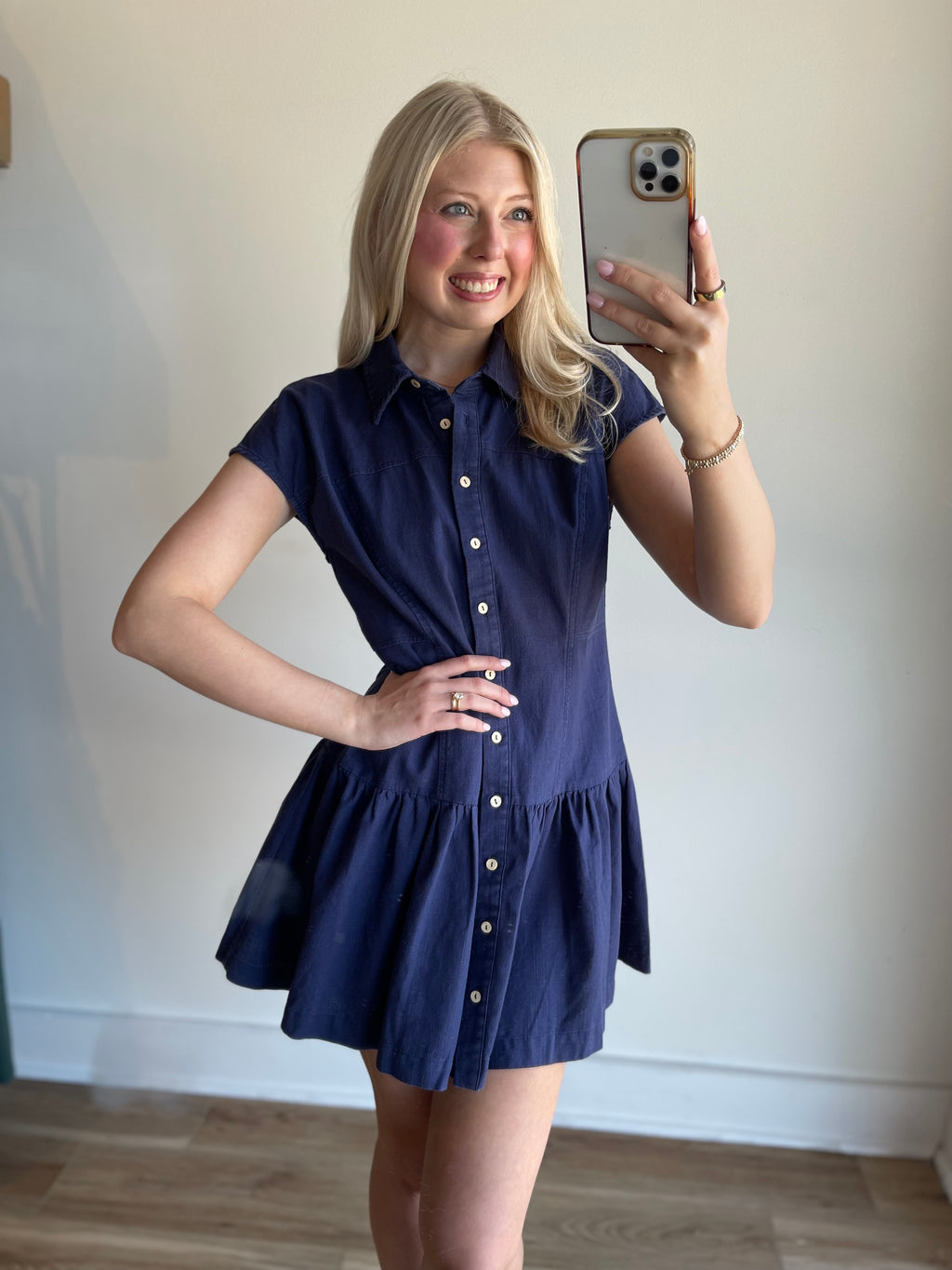 Gillian Linen Mini Dress