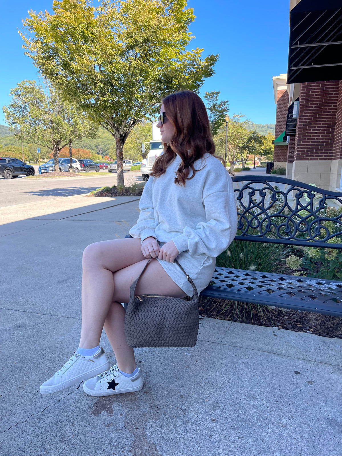 Mock Neck Sweater Short Set
