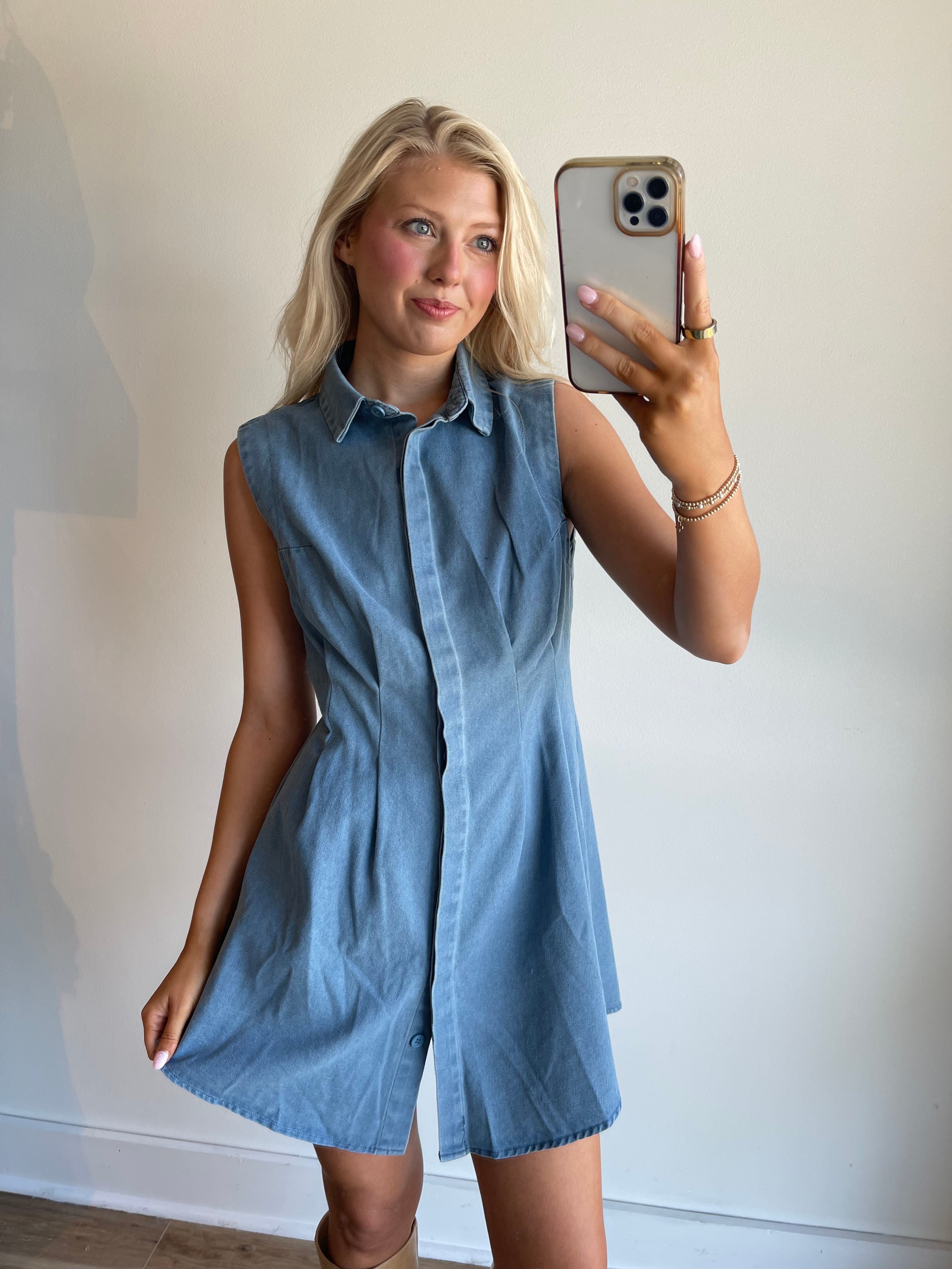 Mica Denim Dress