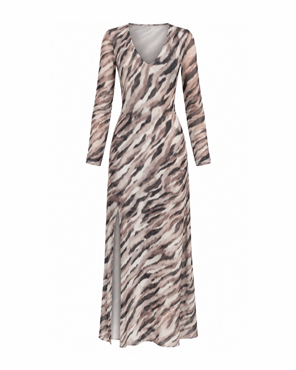 Madeleine Zebra Print Maxi Dress