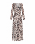 Madeleine Zebra Print Maxi Dress