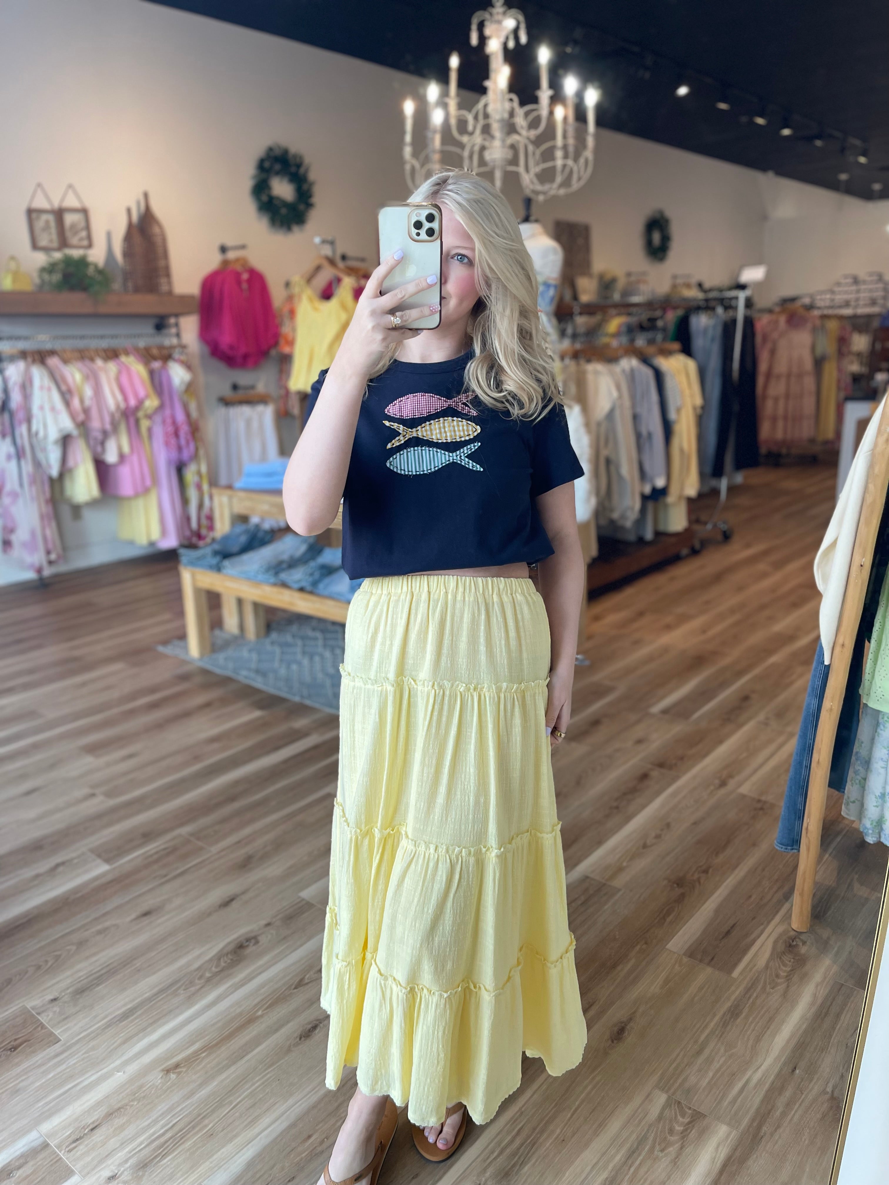 Brooke Tiered Maxi Skirt