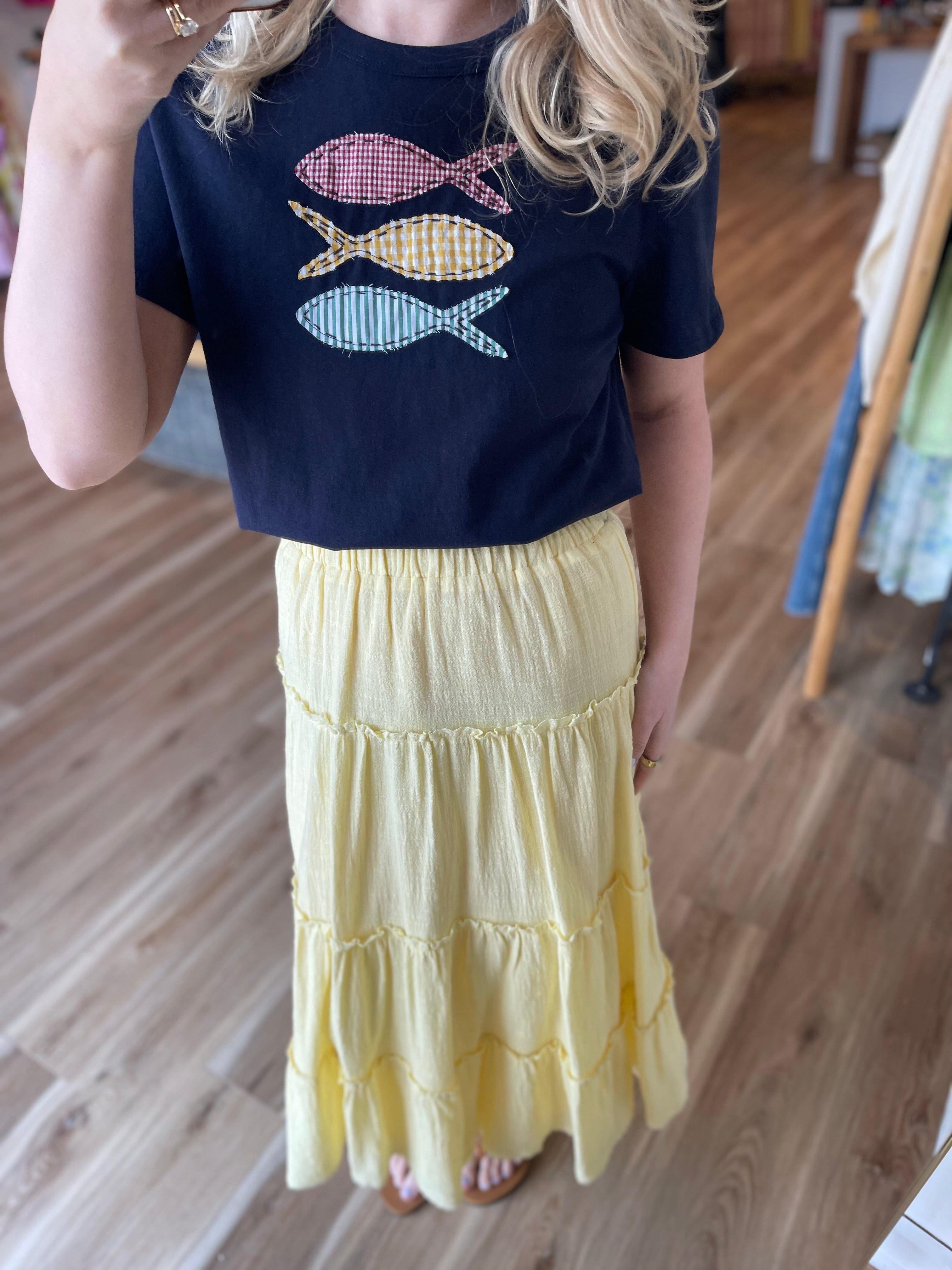 Brooke Tiered Maxi Skirt
