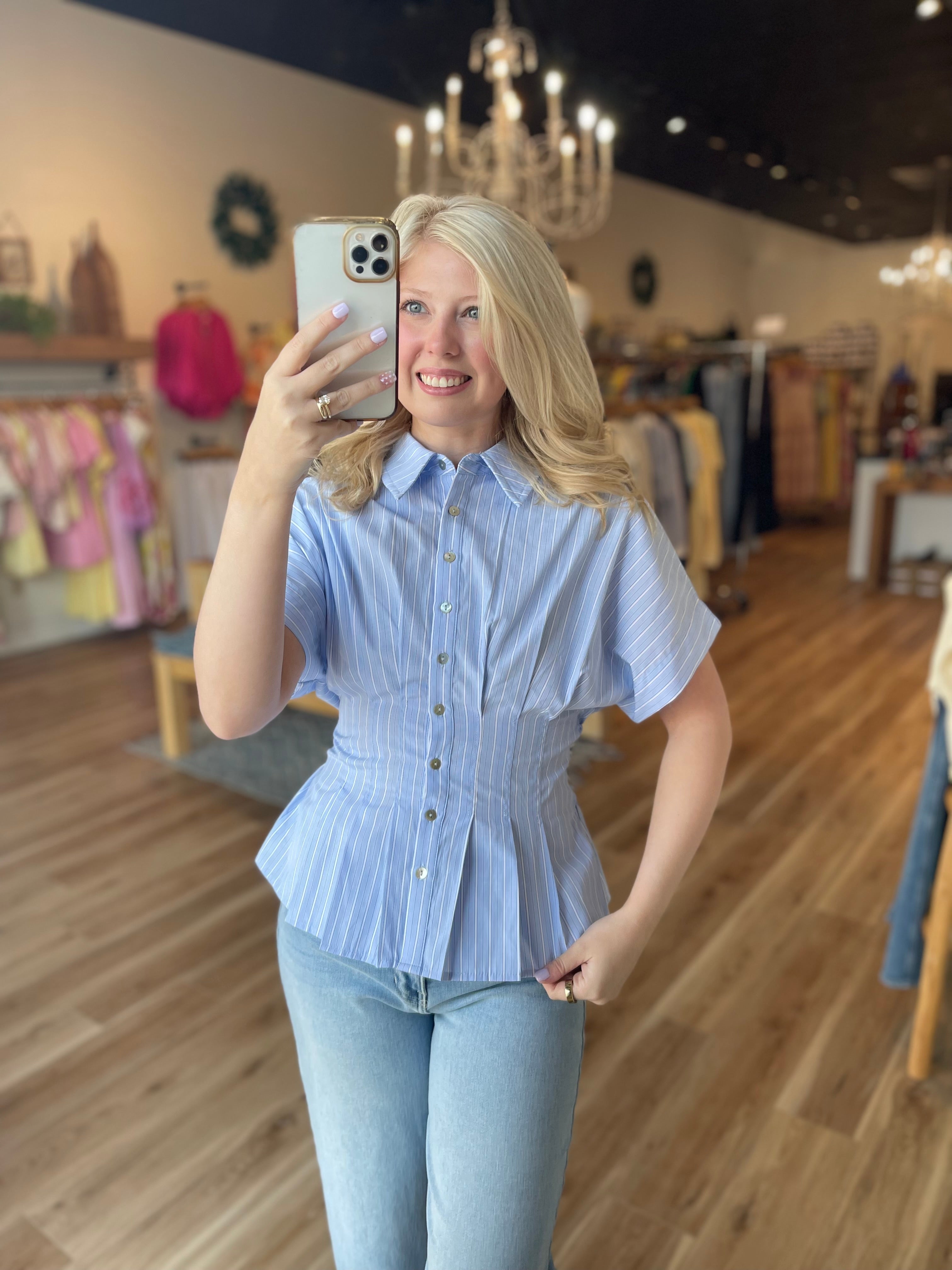 Sail Away Button Down