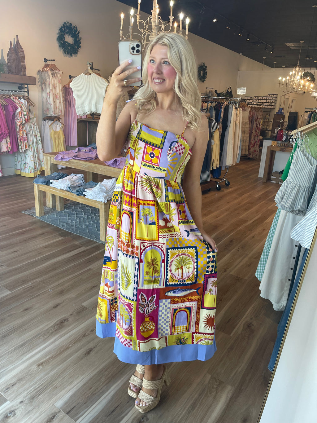 Talmar Postcard Midi Dress