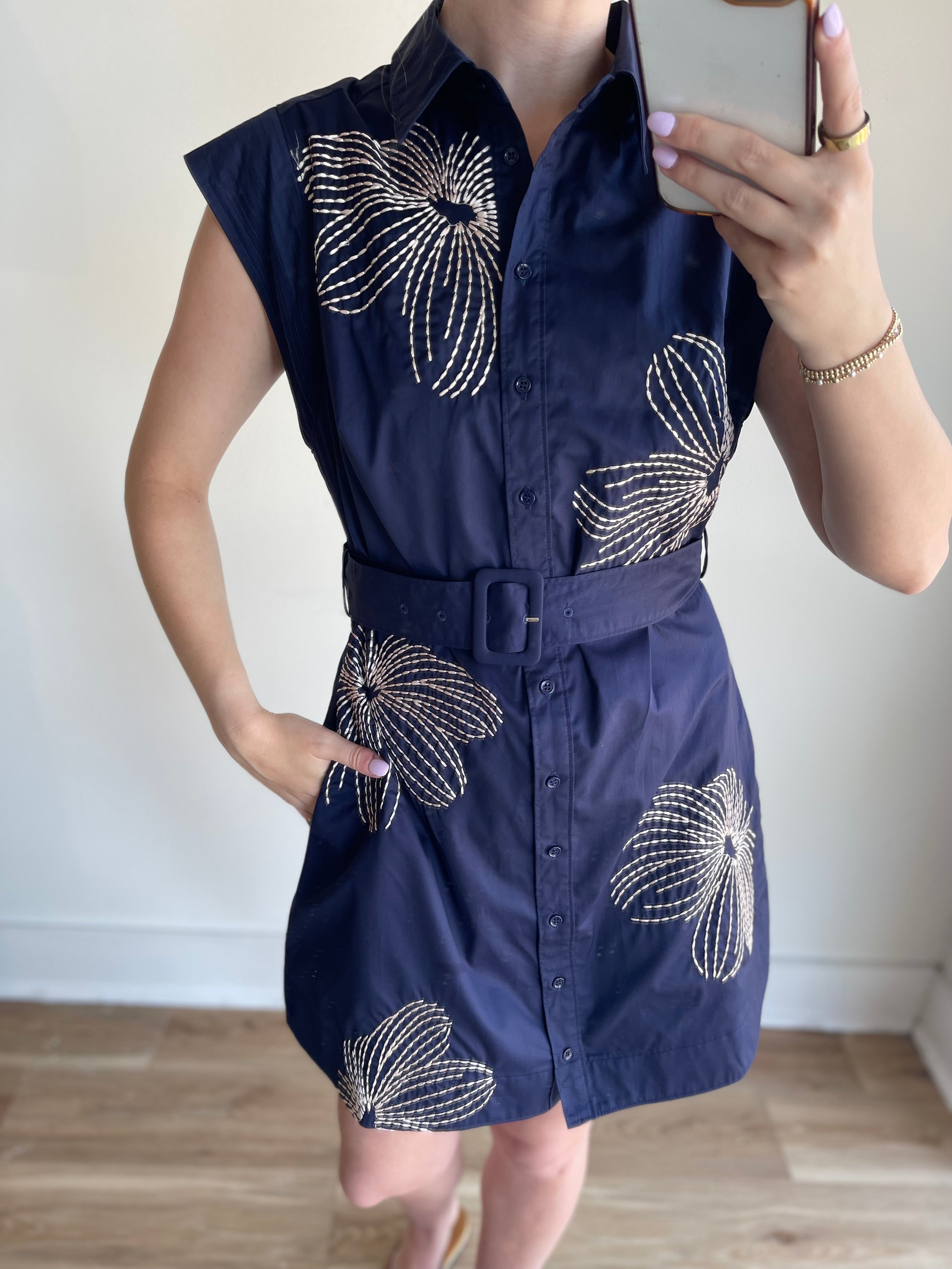 Jordan Embroidered Mini Dress