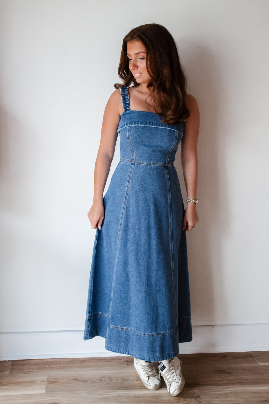 Tate Denim Midi