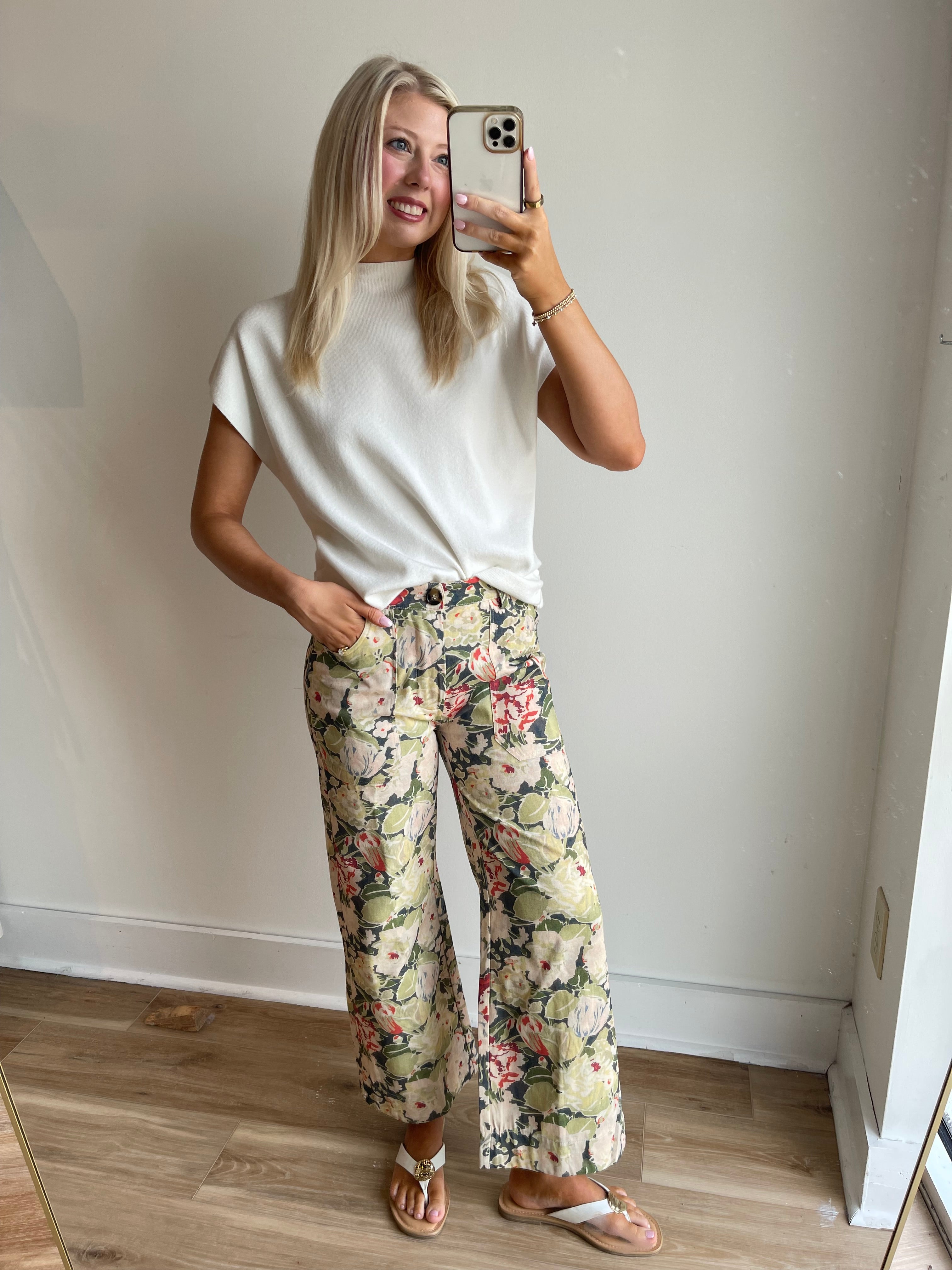 Fay Floral Pants
