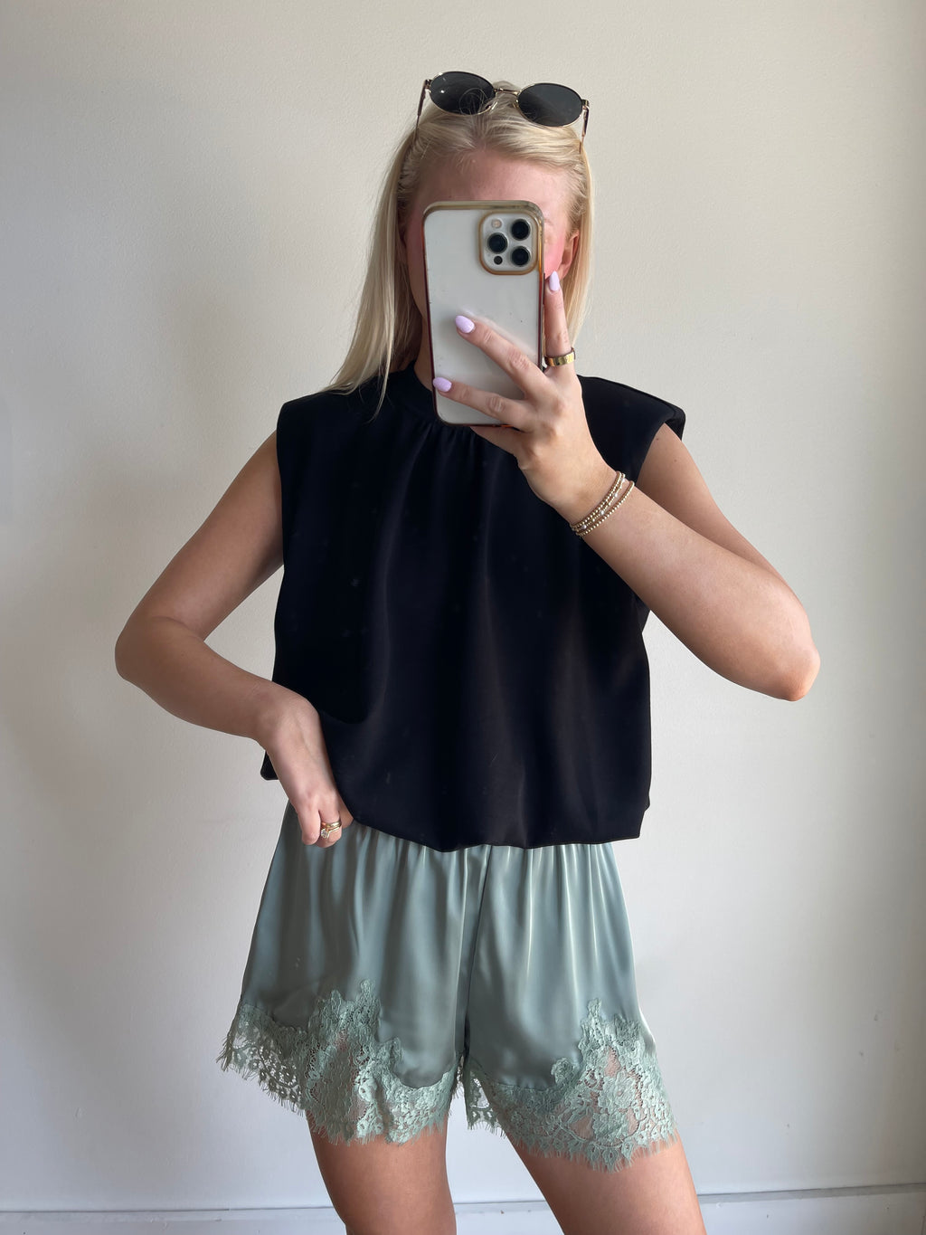Leah Lace Shorts