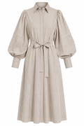 Camille Striped Midi Dress