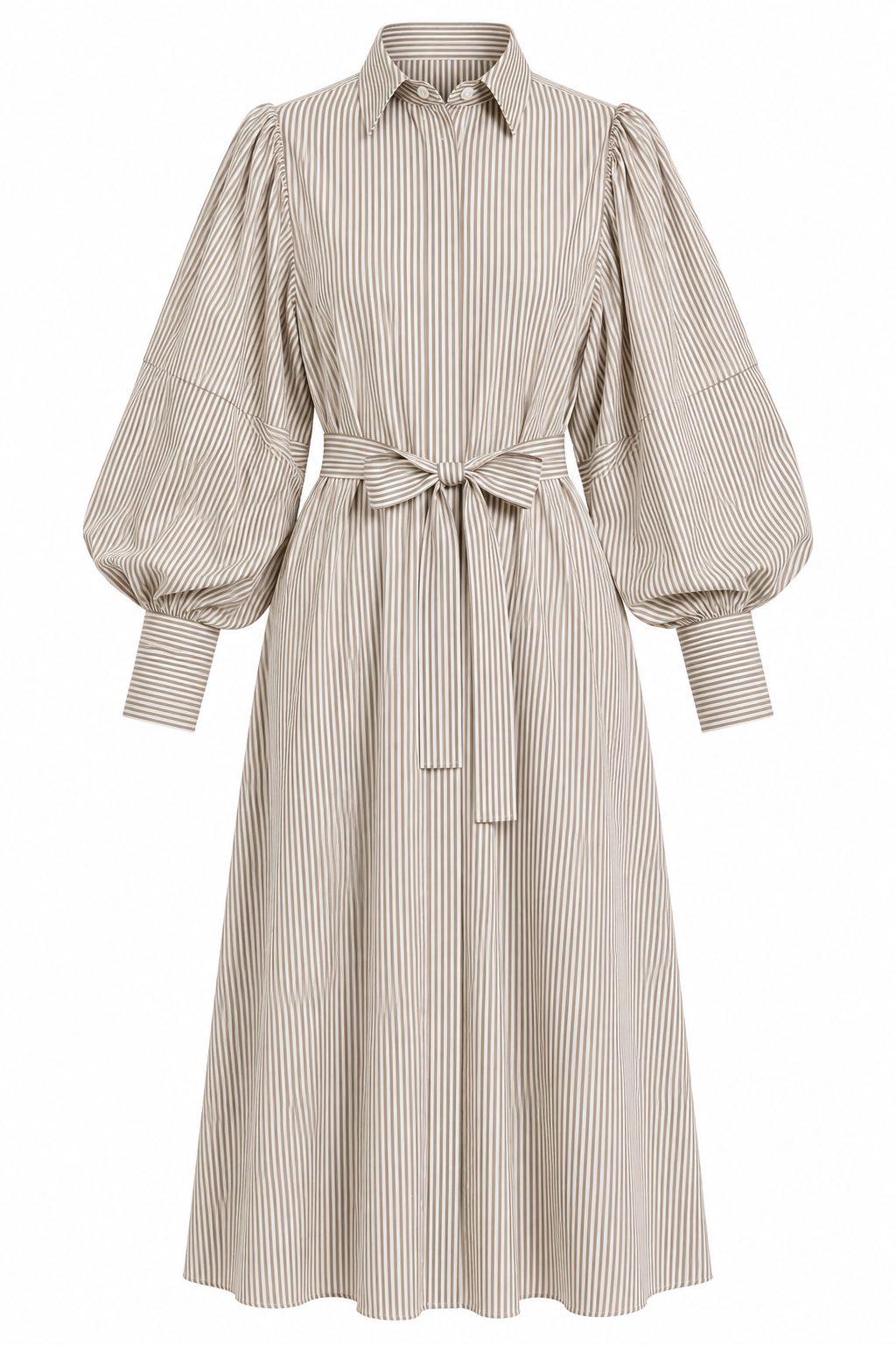 Camille Striped Midi Dress