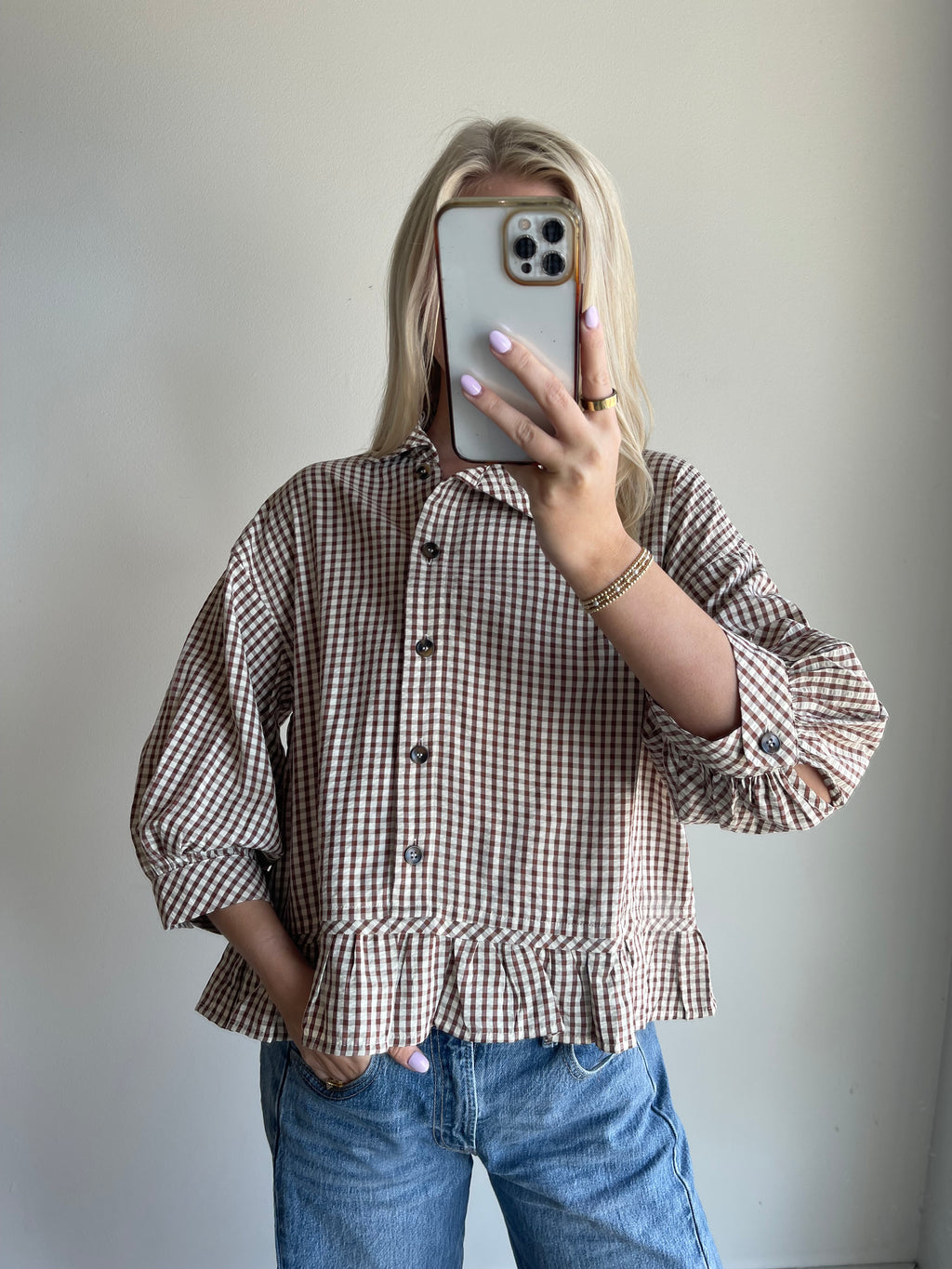 Miller Gingham Top