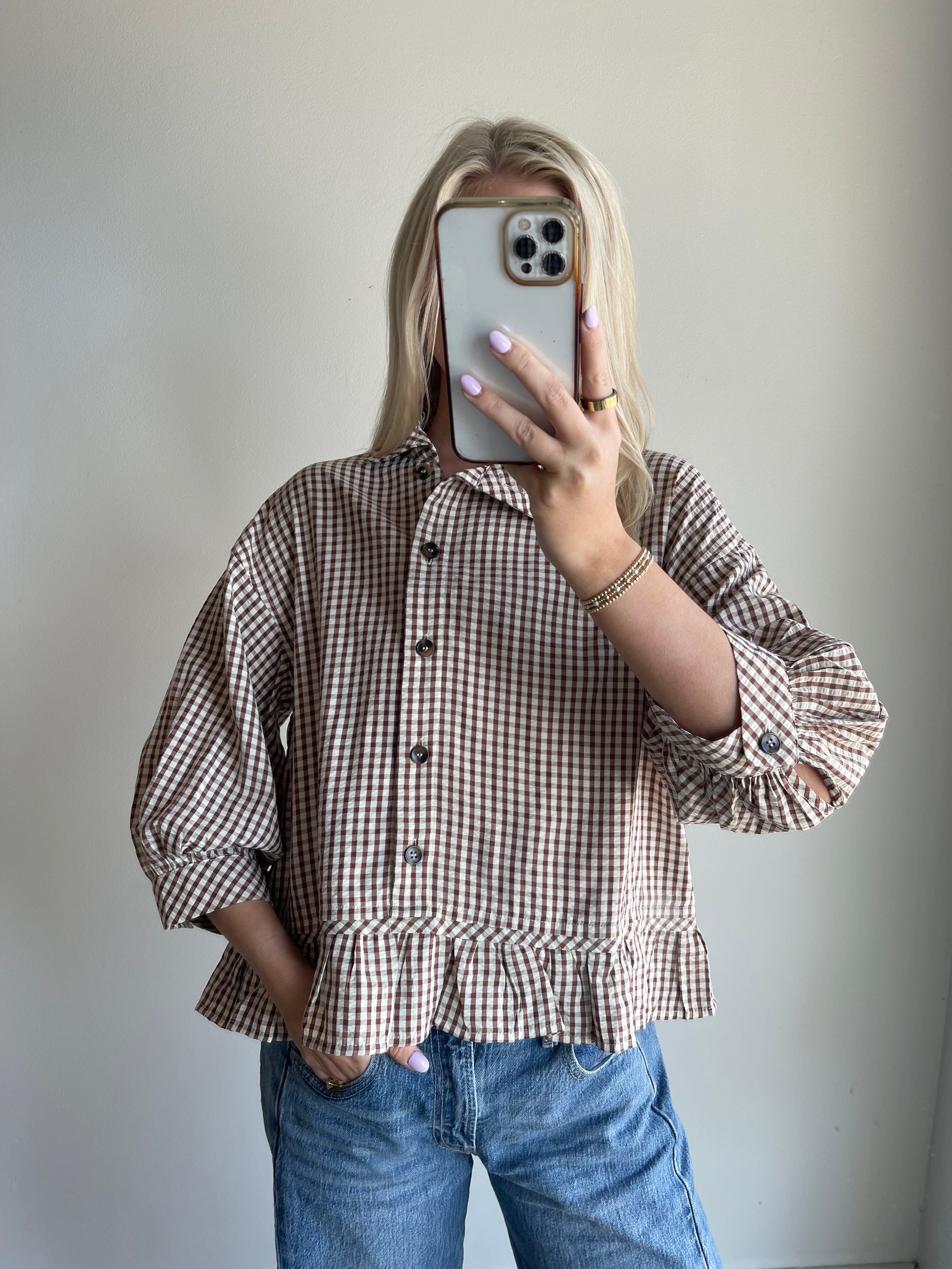 Miller Gingham Top