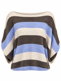 Katie Stripe Dolman Knit Top