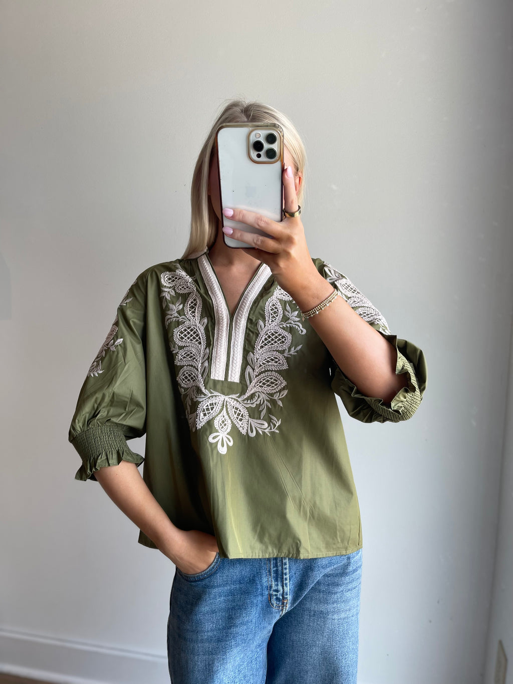 Celeste Embroidered Blouse