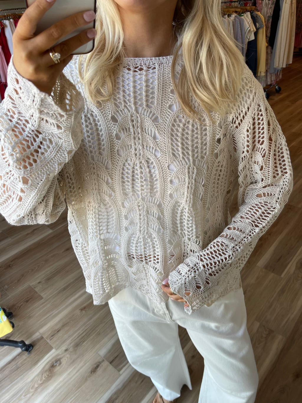 Raelynn Crochet Top