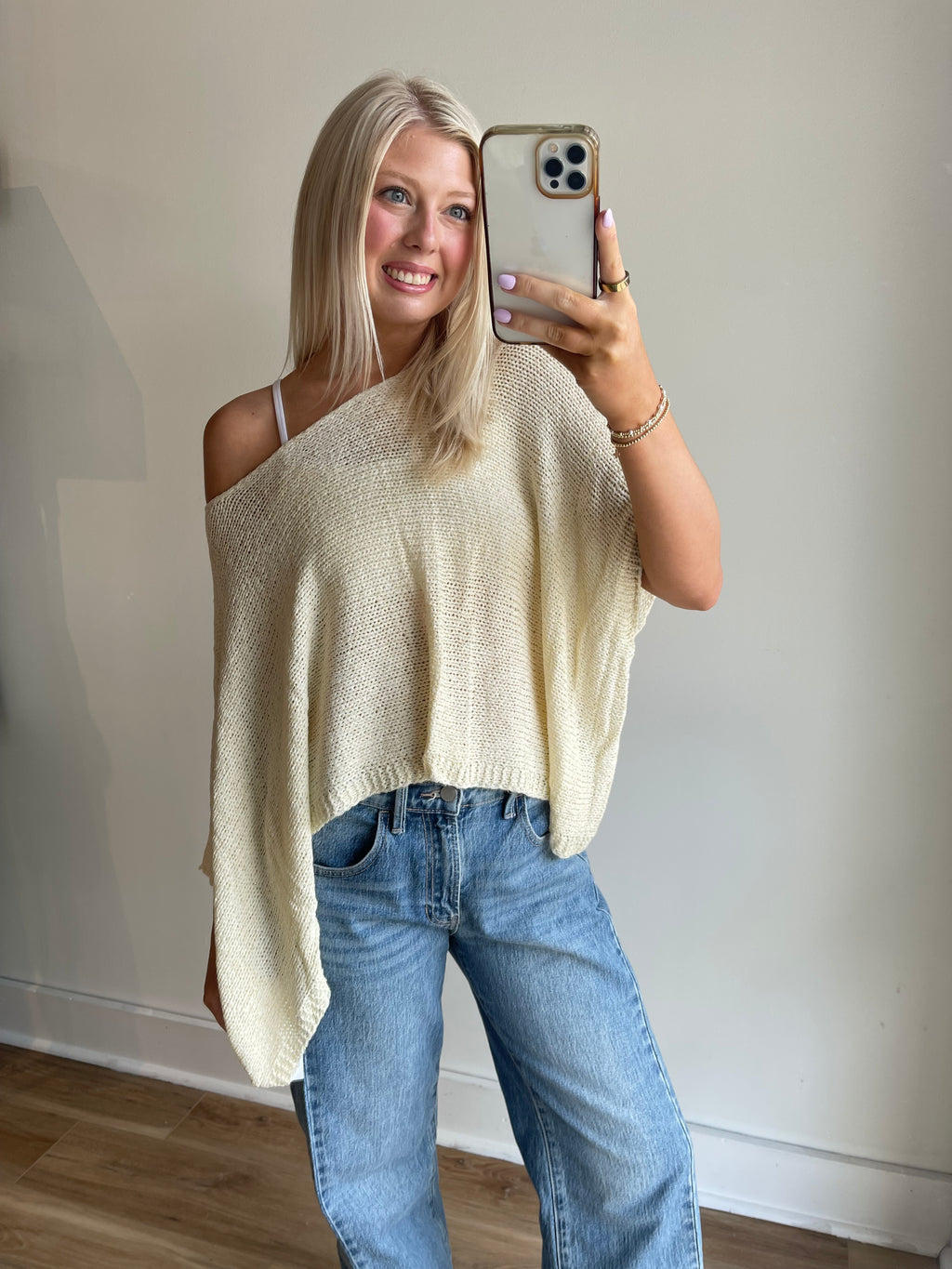 Lurex Poncho