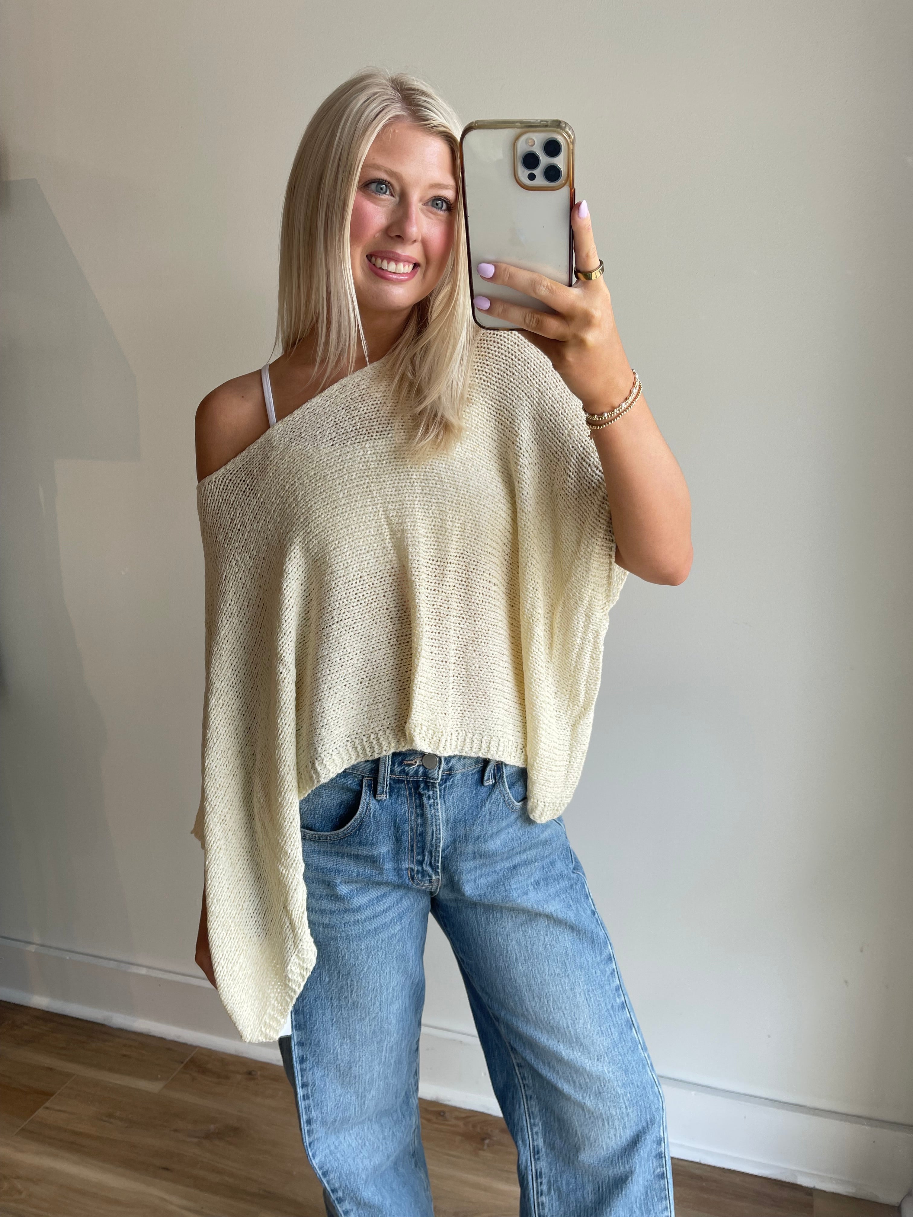 Lurex Poncho