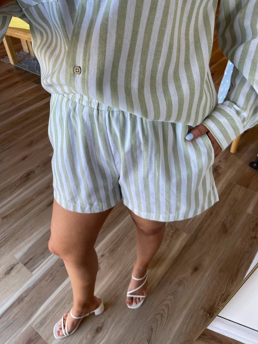 Lindsey Striped Shorts