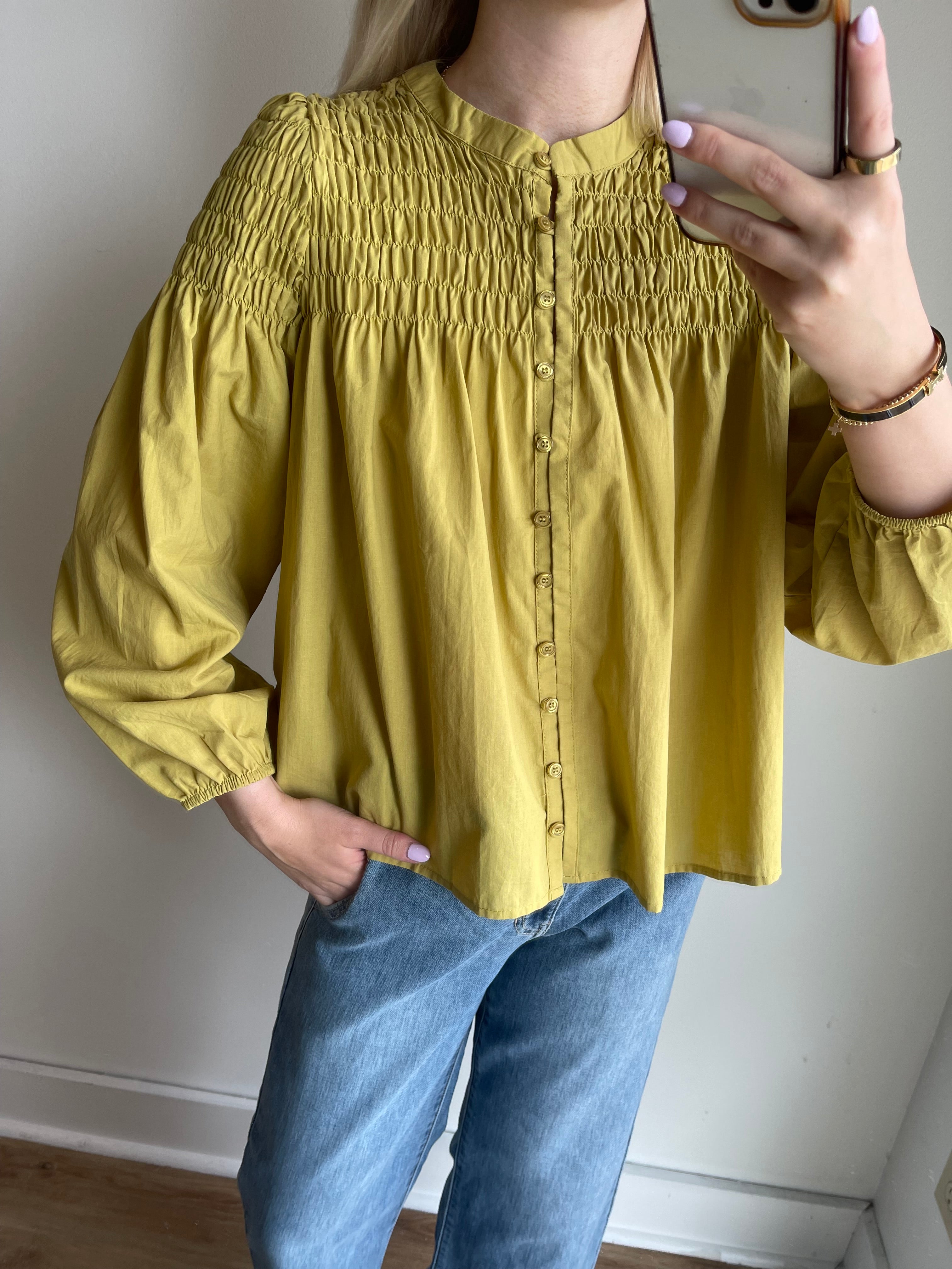 Marren Smocked Blouse